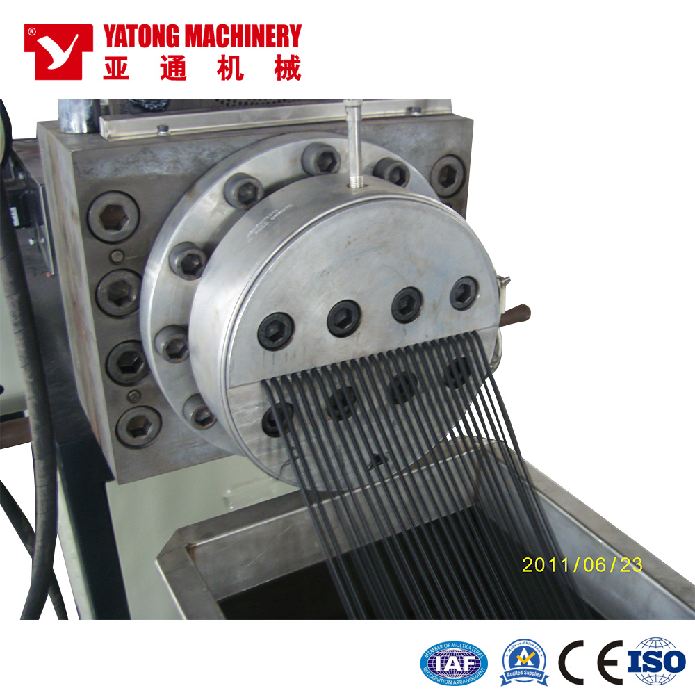Yatong Sj Series Single Stage Plastic Recycling Machine Granulating Granulator Machine for PP PE PVC Pet